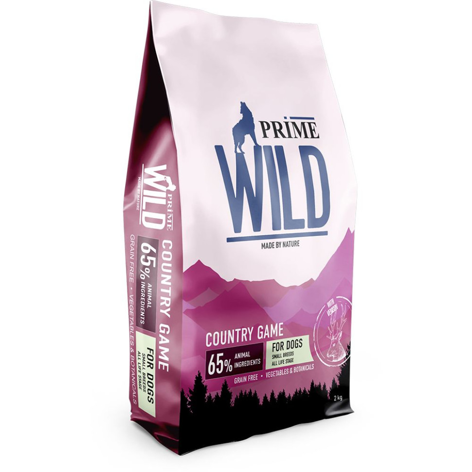 Prime Wild GF Country Game сухой корм для щенков и собак мелких пород с ...