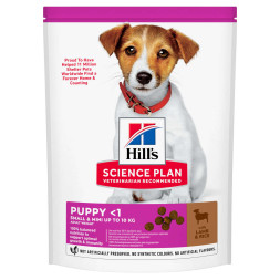 Hills Science Plan Puppy Small &amp; Mini сухой корм для щенков мелких и миниатюрных пород с ягненком - 300 г