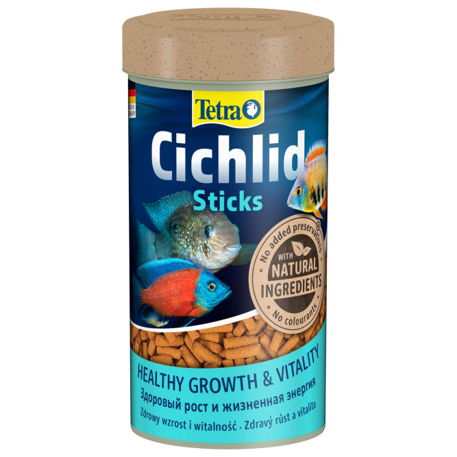 TetraCichlid Sticks корм для всех видов цихлид в палочках 250 мл