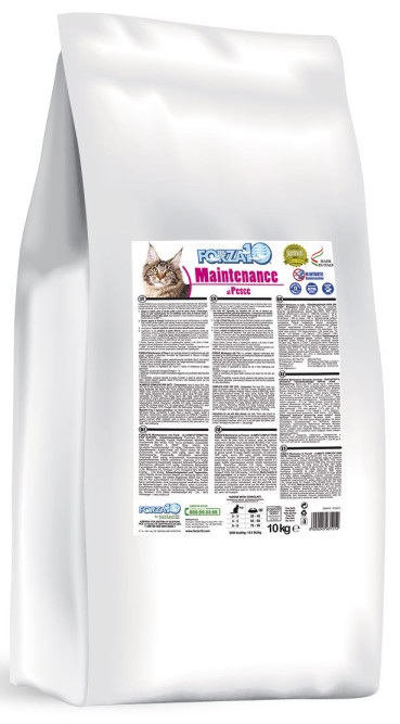 Forza10 Maintenance Pesce сухой корм для взрослых кошек на основе рыбы - 10 кг