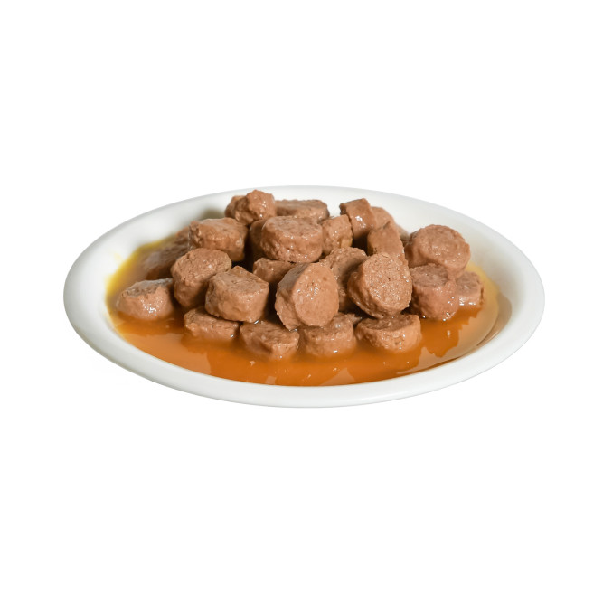 Florida паучи для взрослых кошек с чувствительным пищеварением с лососем, кусочки в соусе - 85 г x 12 шт