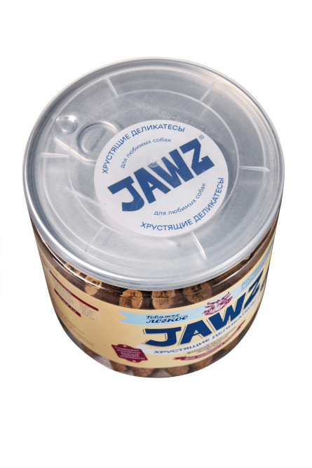 JAWZ Хрустящие Деликатесы лакомство для собак, говяжье легкое - 350 г