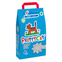PrettyCat Naturel наполнитель впитывающий для кошачьего туалета, без аромата - 4 л (2 кг)