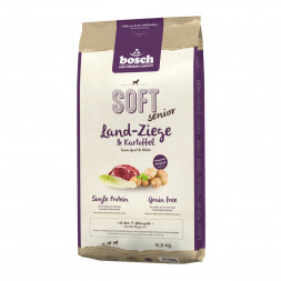 Полувлажный корм Bosch Soft Senior для пожилых собак с козлятиной и картофелем - 12,5 кг