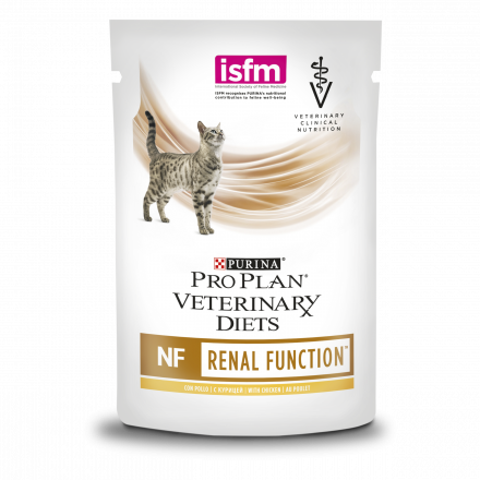 Purina Pro Plan Veterinary Diets NF Renal Function влажный корм для взрослых кошек при заболеваниях почек с курицей - 85 г х 10 шт