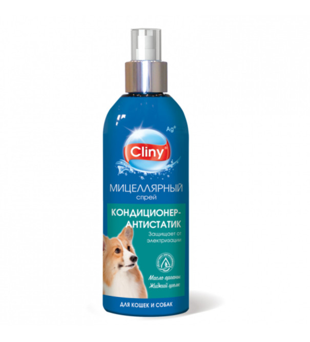 Cliny кондиционер-антистатик для кошек и собак - 200 мл