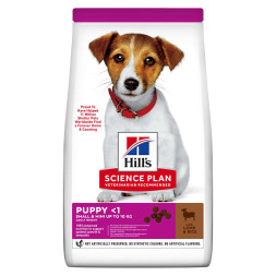 Hills Science Plan Puppy Small &amp; Mini сухой корм для щенков мелких и миниатюрных пород с ягненком - 1,5 кг