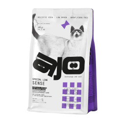 AJO Cat Sense сухой корм для кошек с чувствительным пищеварением с олениной - 400 г