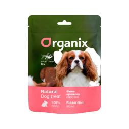 Organix лакомство для взрослых собак малых пород "Нарезка из филе кролика" 100% мясо - 50 г