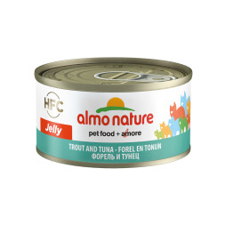 Almo Nature Legend Adult Cat Trout&amp;Tuna консервированный корм с цельными кусочками форели и тунца в бульоне для взрослых кошек - 70 гр. х 24.шт