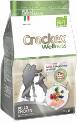 CROCKEX Wellness сухой корм для взрослых собак средних и крупных пород с курицей и рисом - 12 кг