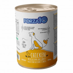 Forza10 Maintenance влажный корм для взрослых собак с курицей, цукини и морковью, в консервах - 400 г х 12 шт