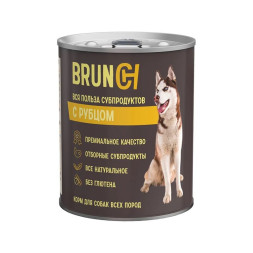 Brunch влажный корм для взрослых собак с рубцом в консервах - 850 г х 6 шт