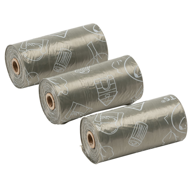 United Pets Refill пакеты для набора BON TON, 3 рулона по 10 пакетов, черные