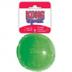 Резиновая игрушка-пищалка Kong &quot;Сквиз Мячик&quot; для собак, диаметр 8 с