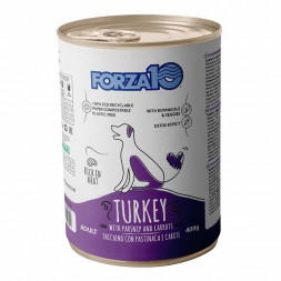 Forza10 Maintenance влажный корм для взрослых собак с индейкой, пастернаком и морковью, в консервах - 400 г х 12 шт