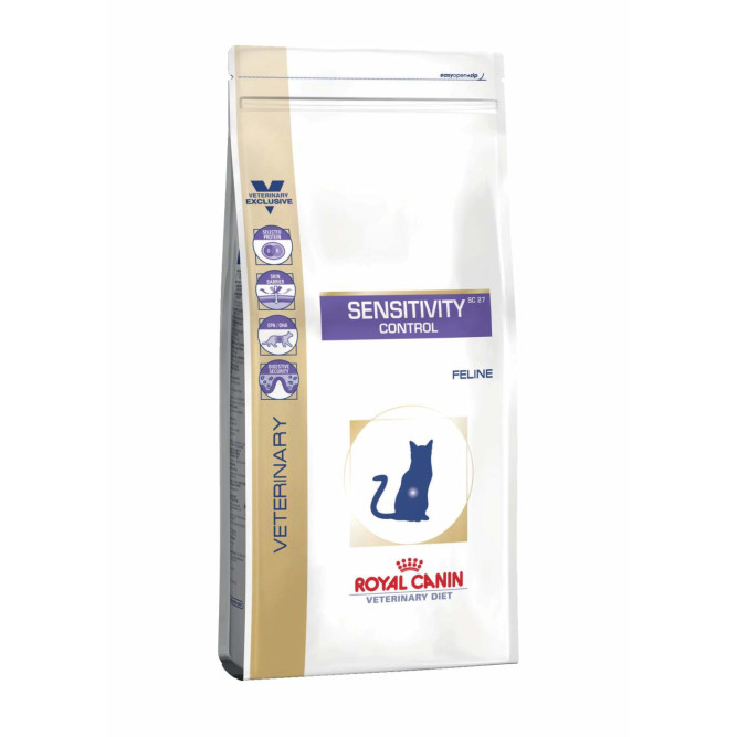 Royal Canin Sensitivity Control сухой корм с уткой для взрослых кошек и котят всех пород при пищевой аллергии или непереносимости - 400 г