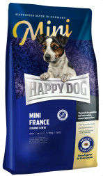 Happy Dog Supreme Mini France сухой монобелковый корм для собак мелких пород с уткой и картофелем - 4 кг
