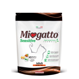 Miogatto Adult Sensitive сухой корм для взрослых кошек с индейкой - 400 г