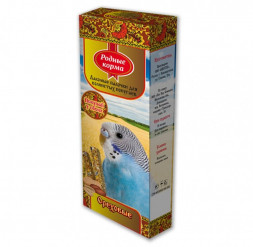 Родные Корма зерновая палочка для попугаев с орехами