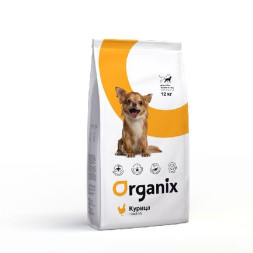 Organix сухой корм для собак малых пород с курицей - 12 кг