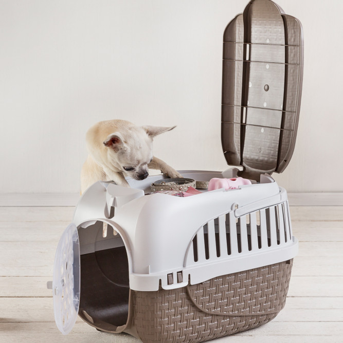 BAMA PET KENNEL TOUR переноска, 52х33х34 см, до 7 кг, коричневая