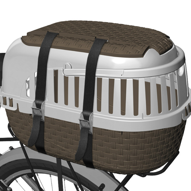 BAMA PET KENNEL TOUR переноска, 52х33х34 см, до 7 кг, коричневая