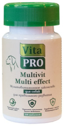 Vita Pro Multivit Multi effect мультивитамины для собак - 100 таблеток