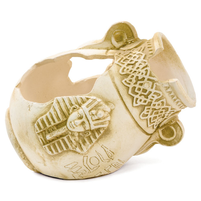 Laguna Aqua декор для аквариума грот "Амфора Фараон", песочная, 14.7х11.2х12 см