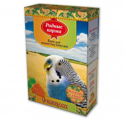 Родные Корма корм для волнистых попугаев с овощами - 500 г