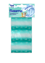 Уют ECO пакеты для выгула, морской - 60 шт