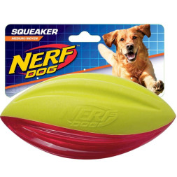NERF игрушка для собак мяч для регби из термопластичной и вспененной резины - 15 см