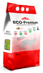 ECO Premium Тутти-фрутти наполнитель древесный 1,9 кг / 5 л