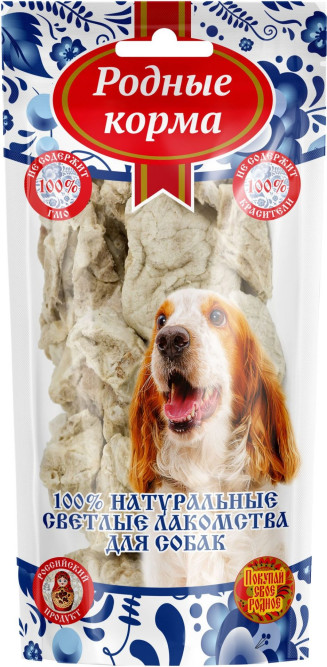 Родные Корма "Светлые" лакомство для собак лёгкое говяжье - 20 г