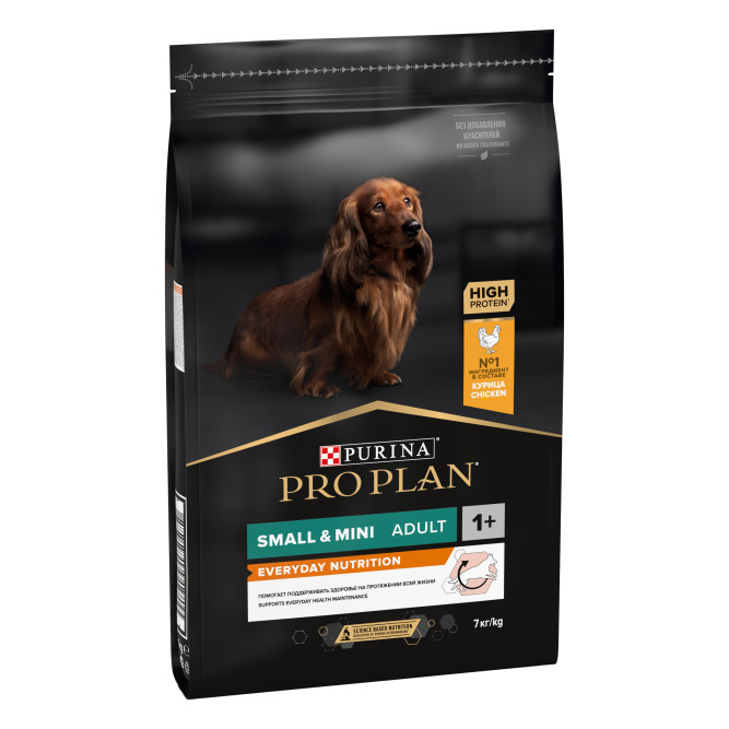 Purina Pro Plan Small &amp; Mini сухой корм для взрослых собак миниатюрных и мелких пород с курицей и рисом - 7 кг