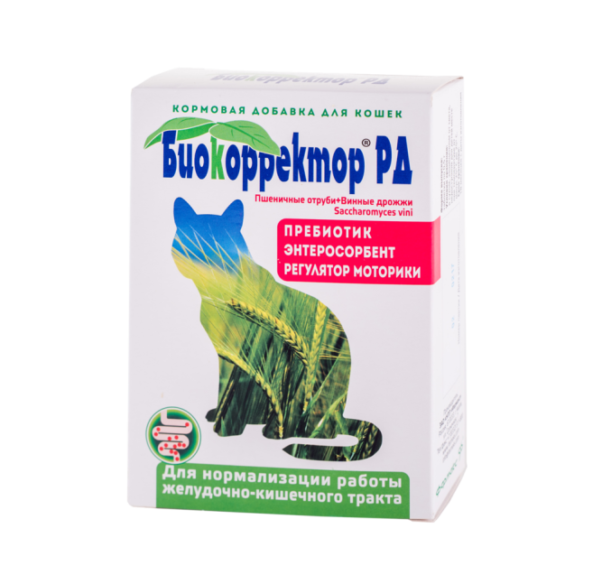 Биокорректор РД кормовая добавка для кошек - 60 таблеток