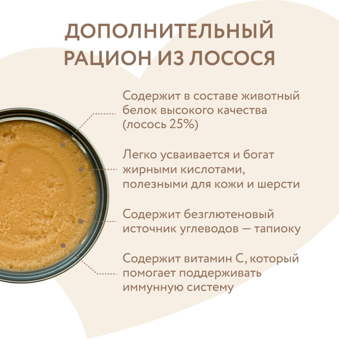 Мнямс влажный дополнительный корм для собак и щенков старше 6 месяцев, мусс из лосося - 80 г х 24 шт