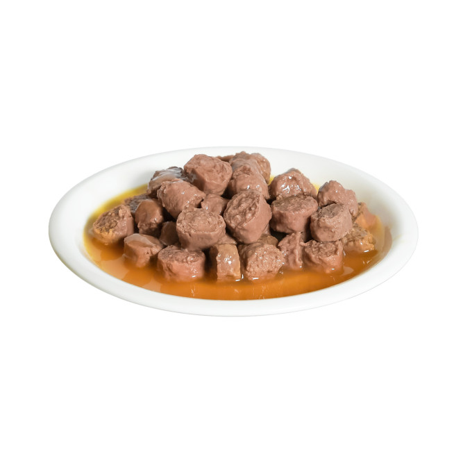 Florida паучи для взрослых кошек с чувствительным пищеварением с индейкой и морковью кусочки в соусе - 85 г х 12 шт