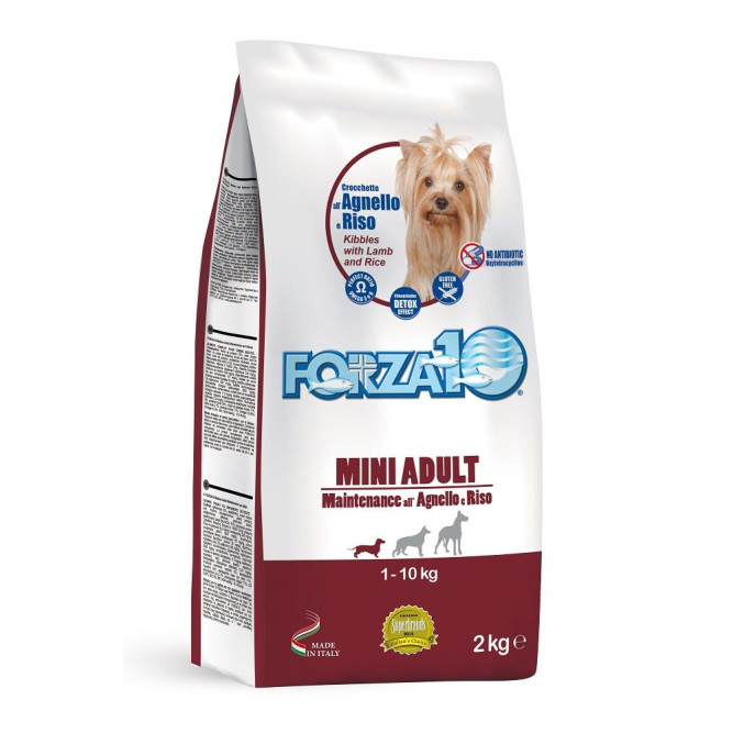 Forza10 Maintenance Dog Adult Small/Medium сухой корм для взрослых собак мелких пород из ягненка с рисом - 2 кг