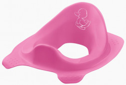 Keeeper сиденье-накладка на унитаз comfort zuza &quot;little duck&quot; 28 37 14 см Темно-розовый