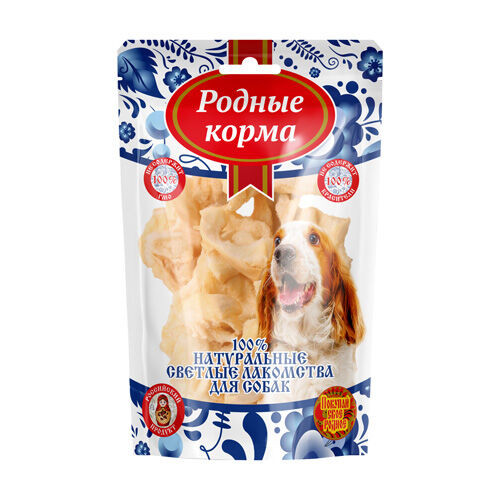 Родные Корма "Светлые" лакомство для собак хрустики телячьи - 25 г