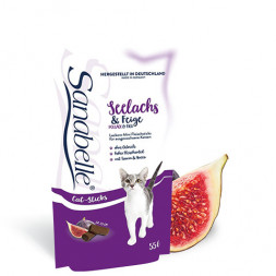 Sanabelle Snack полувлажное лакомство для кошек для улучшения пищеварения с сайдой и инжиром - 55 г