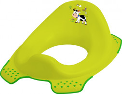 Keeeper сиденье-накладка на унитаз с антискользящей функцией ewa &quot;funny farm&quot; 30 40 15 см Светло-зеленый