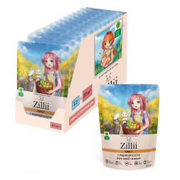 Zillii Adult Cat Turkey влажный корм для взрослых кошек с индейкой в соусе, в паучах - 85 х 12 шт