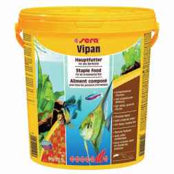 Sera Vipan Корм для рыб основной в крупных хлопьях - 4 кг