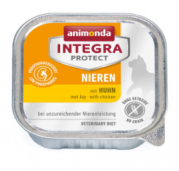 Animonda Integra Protect Renal влажный корм для взрослых кошек при хронической почечной недостаточности с курицей в консервах - 100 г (16 шт в уп)