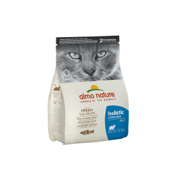 Almo Nature Functional Adult Sterilised Salmon and Rice сухой диетический корм с лососем и рисом для взрослых кастрированных котов и кошек - 2 кг