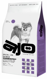 AJO Dog Sense сухой корм для собак с чувствительным пищеварением, с индейкой, ягненком и гречкой - 12 кг