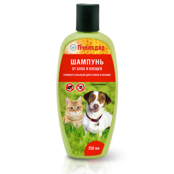 Шампунь Пчелодар универсальный от блох и клещей - 250 мл