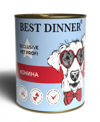 Best Dinner Exclusive Gastro Intestinal консервы для собак при проблемах пищеварения с кониной - 340г
